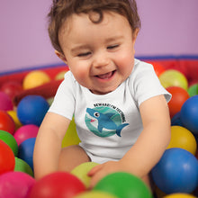 Load image into Gallery viewer, Beware I&#39;m Teething Baby Onesie
