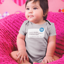 Load image into Gallery viewer, Linkedin New Role Update: Customizable Nickname Onesie
